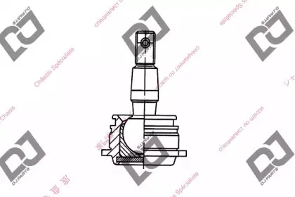 Несущий / направляющий шарнир DJ PARTS купить
